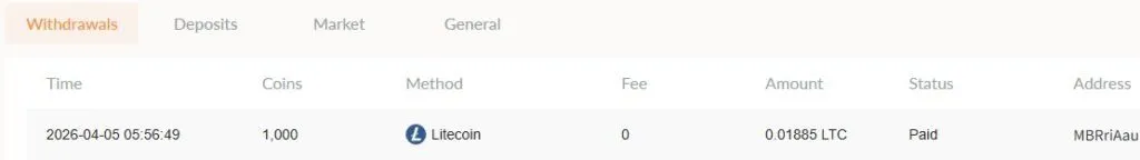 Coinpayu 收款證明
