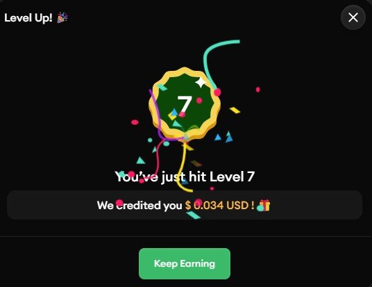 Level Up Rewards 1