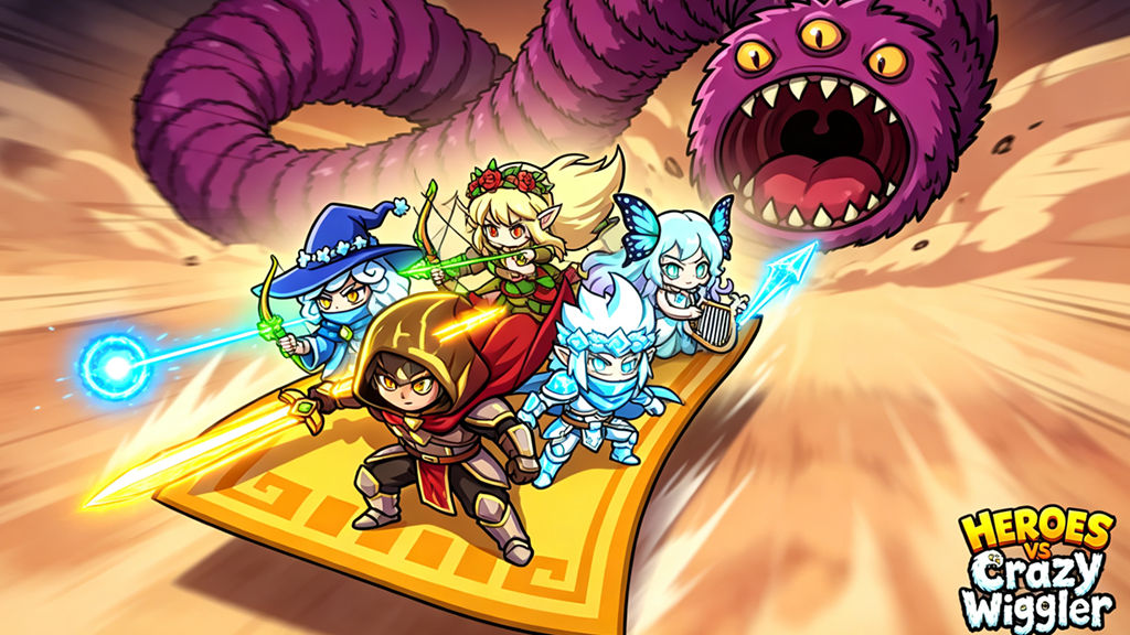 Heroes vs Crazy Wiggler